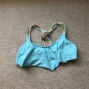 Light Blue Swimsuit Top